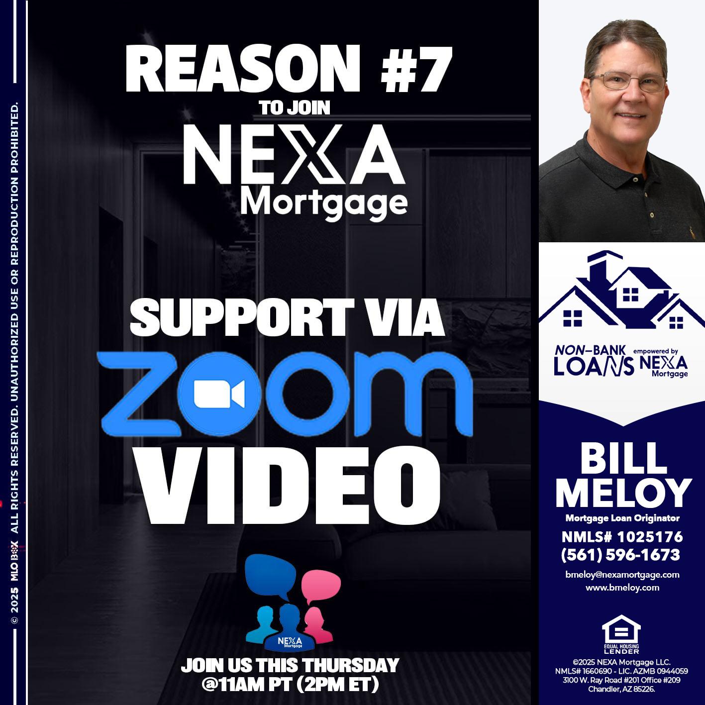 REASON 7 - Bill Meloy -Mortgage Loan Consultant