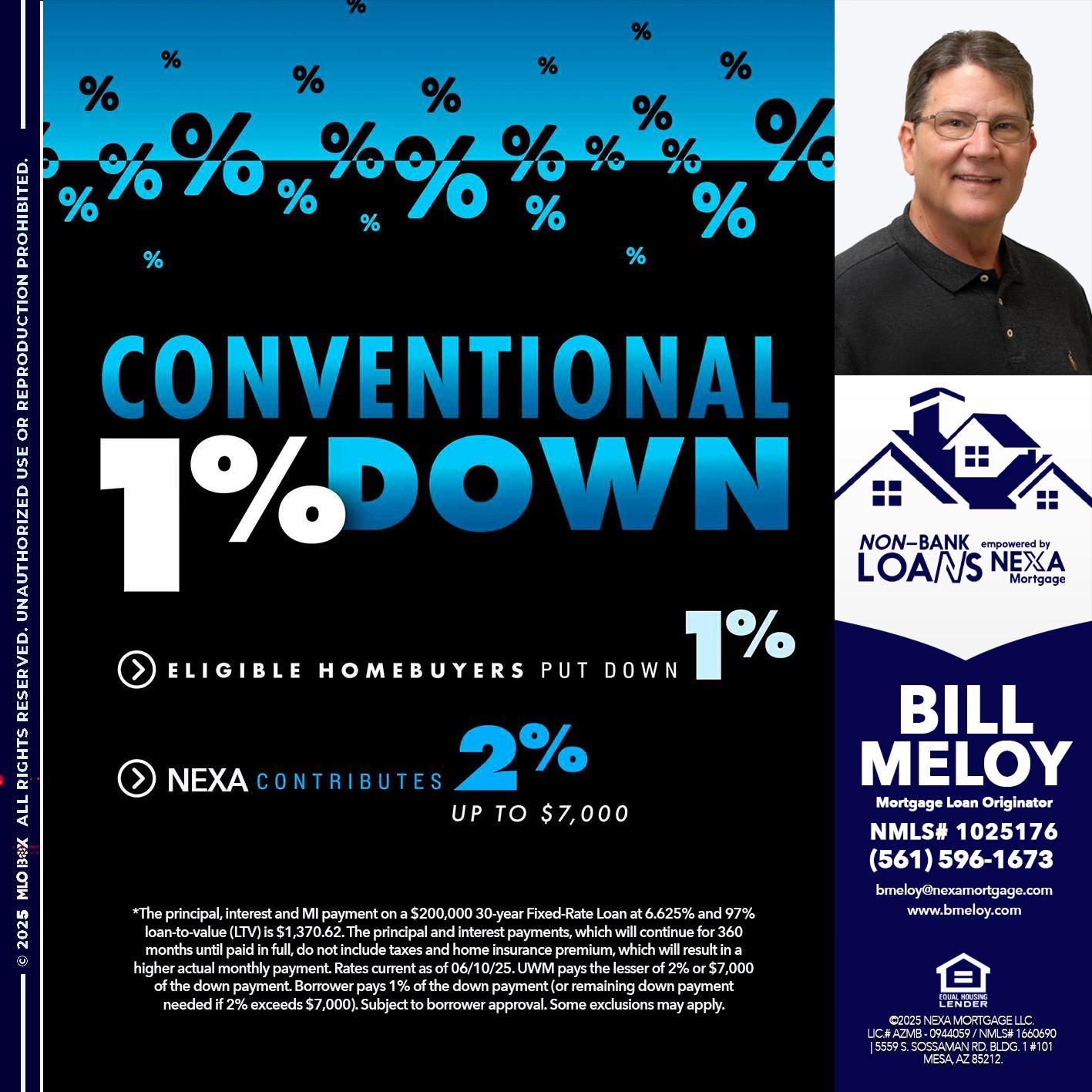 conventional - Bill Meloy -Mortgage Loan Consultant