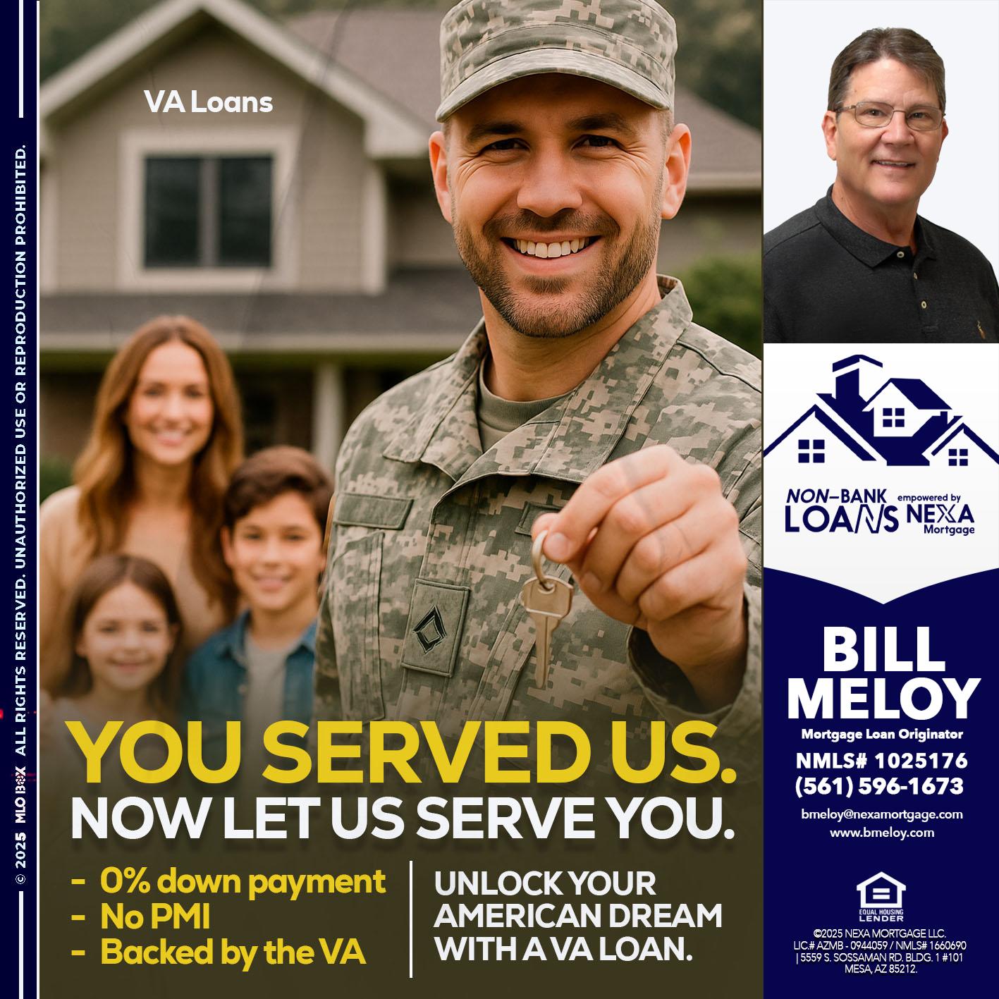 YOU DESERVED - Bill Meloy -Mortgage Loan Consultant