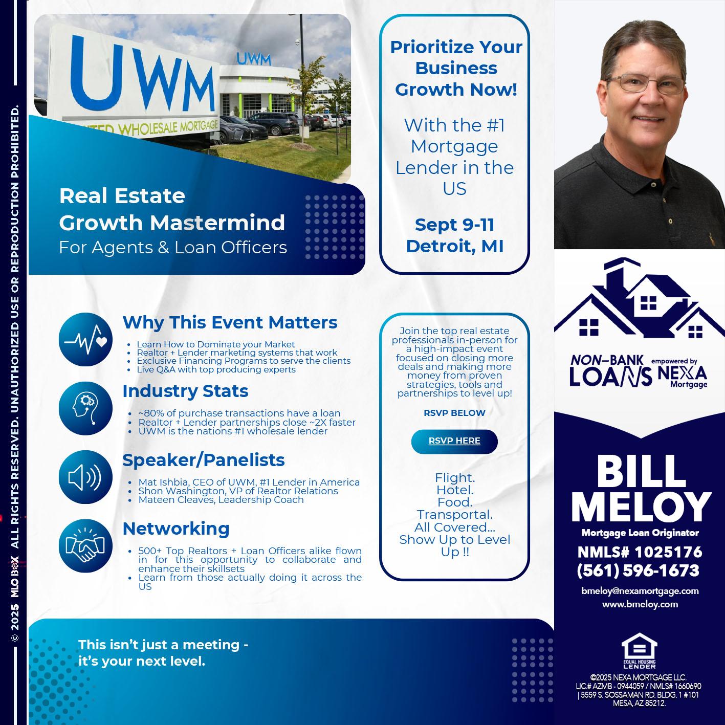 DETROIT TRIP - Bill Meloy -Mortgage Loan Consultant