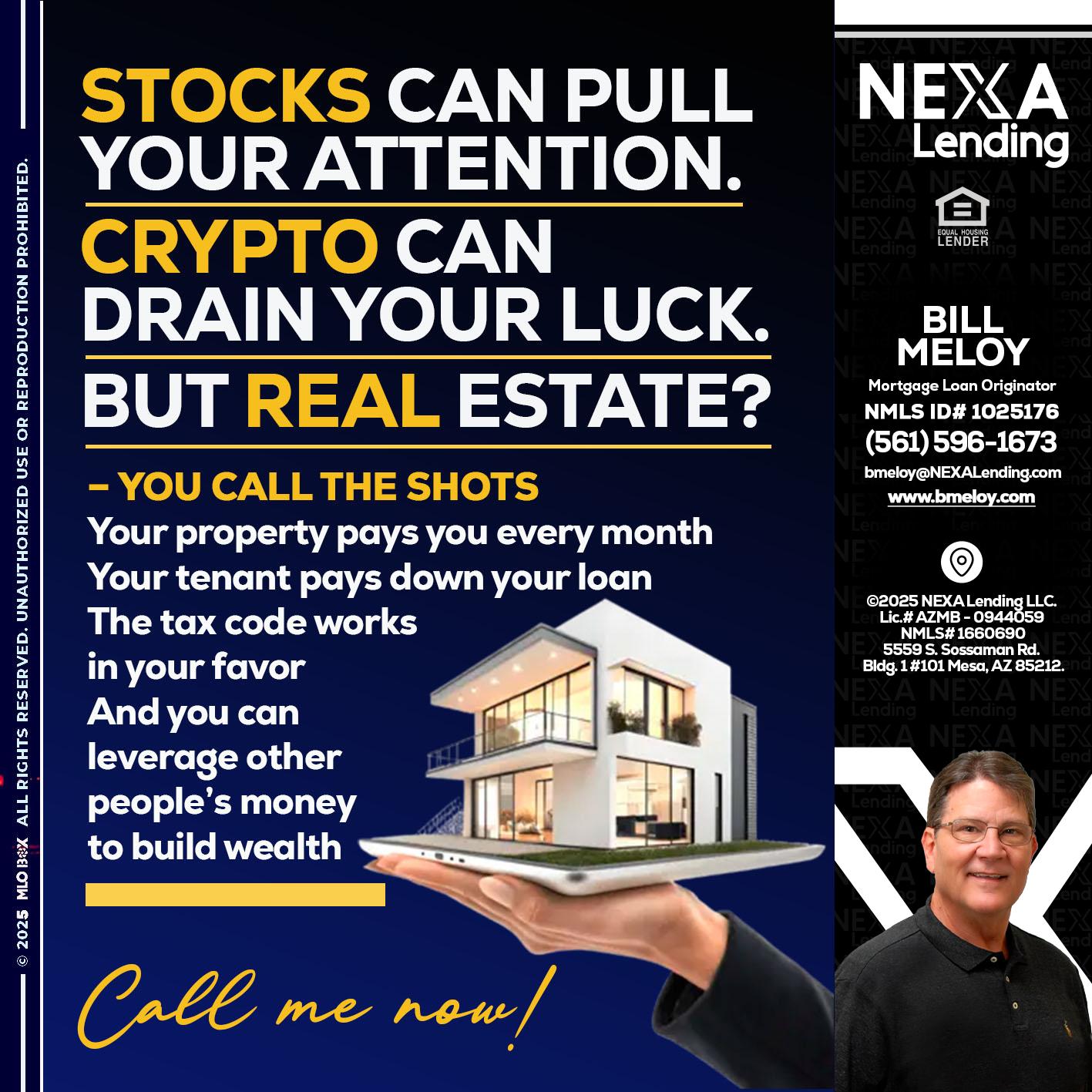 STOCK YOUR - Bill Meloy -Mortgage Loan Consultant