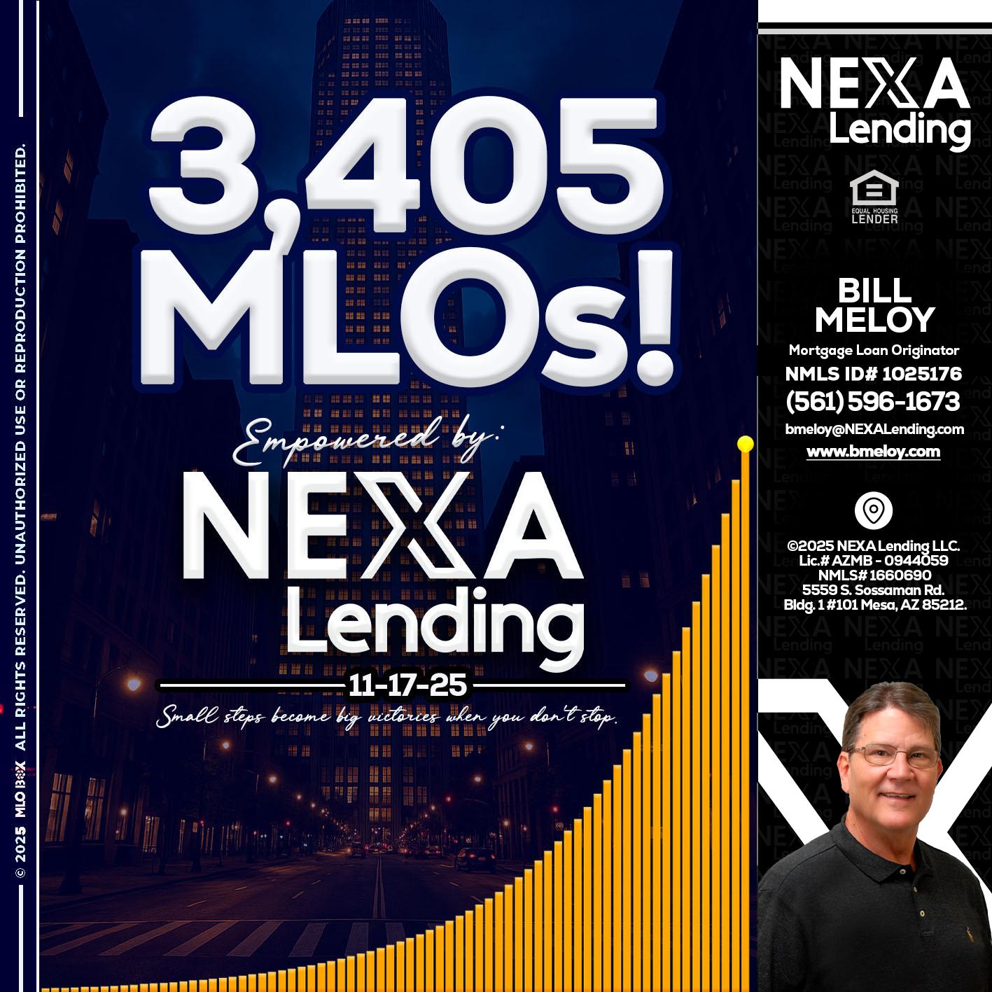 3405 MLOs - Bill Meloy -Mortgage Loan Consultant