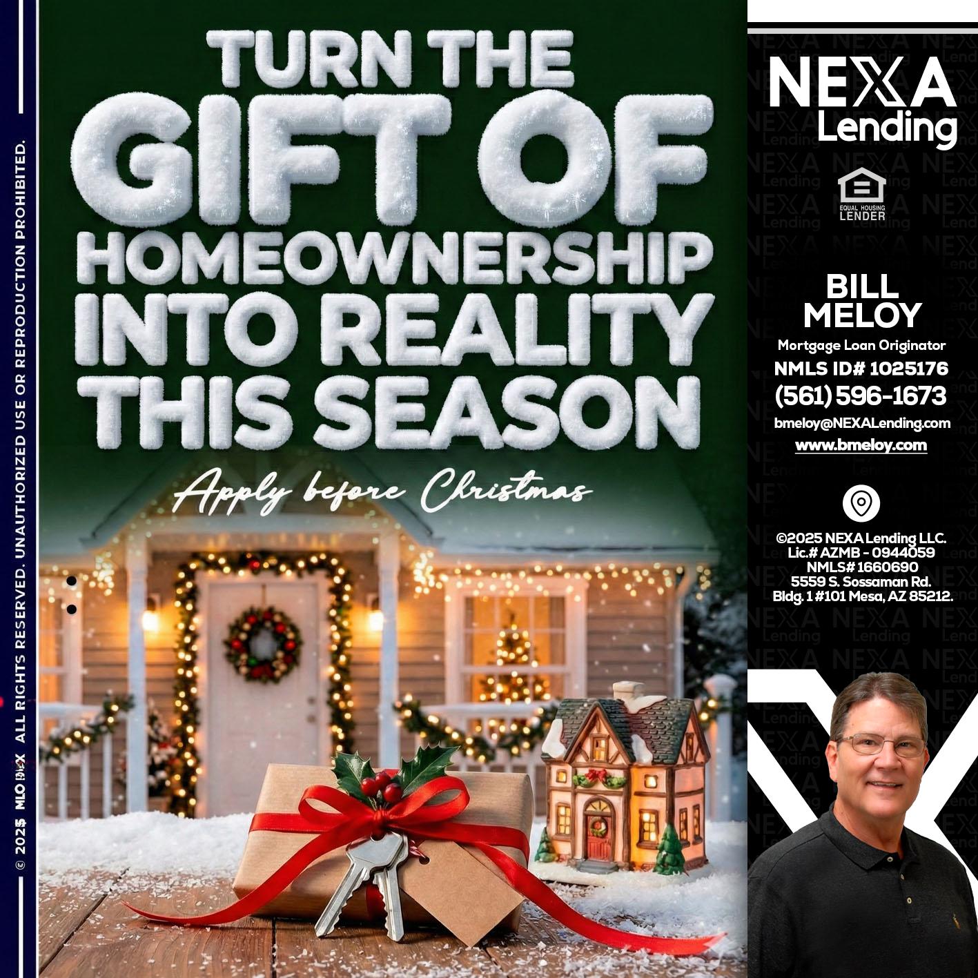 TURN GIFTS - Bill Meloy -Mortgage Loan Consultant