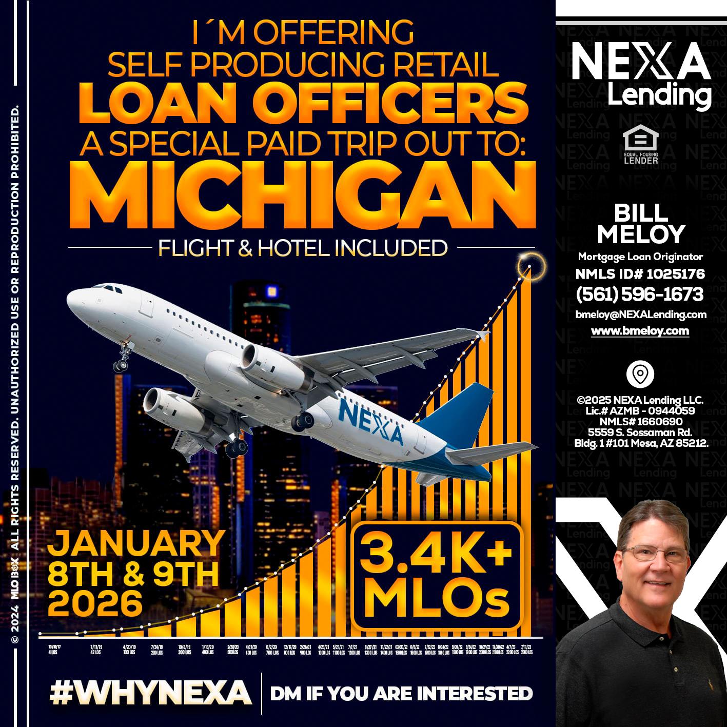 MICHIGAN TRIP - Bill Meloy -Mortgage Loan Consultant