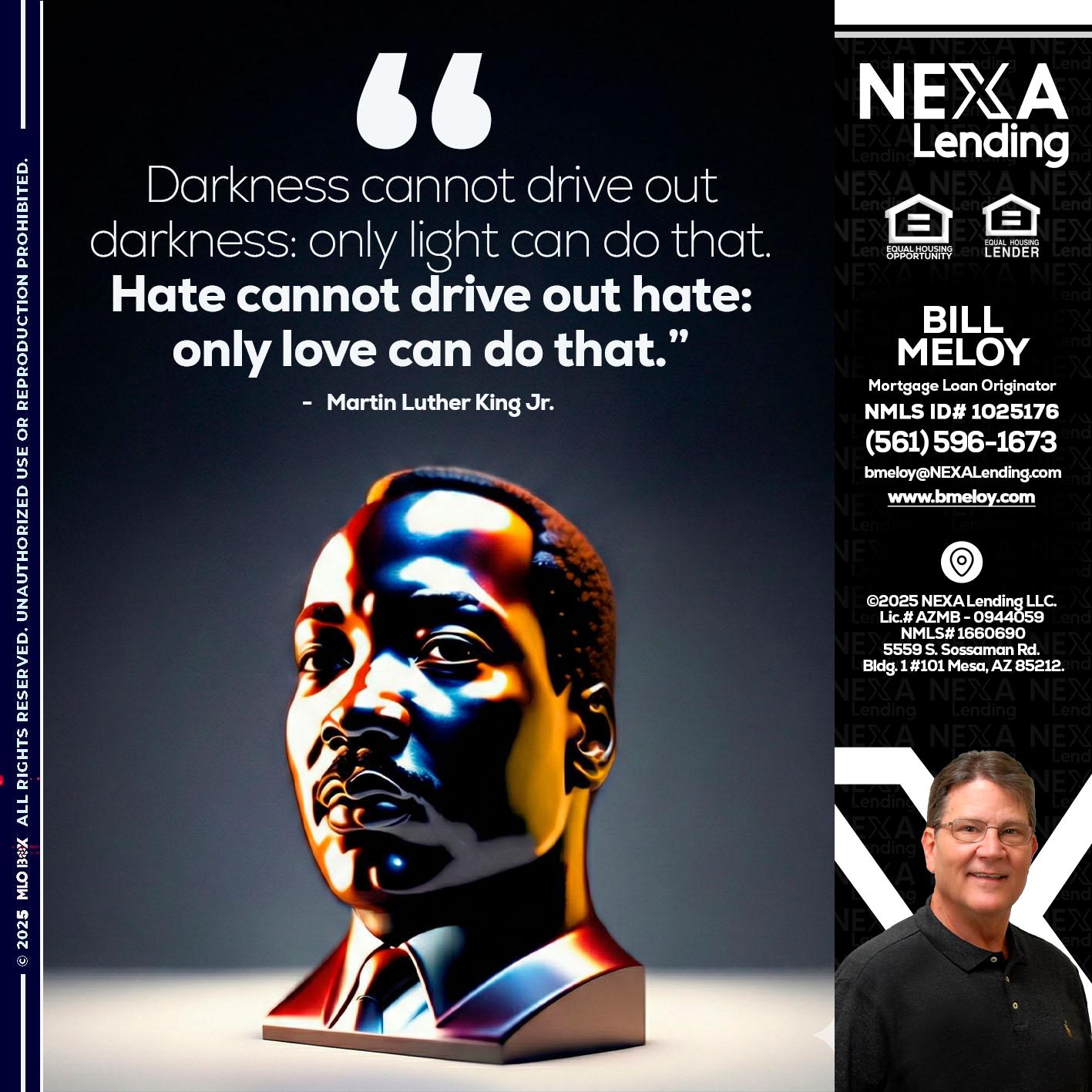 MLK 2026 - Bill Meloy -Mortgage Loan Consultant