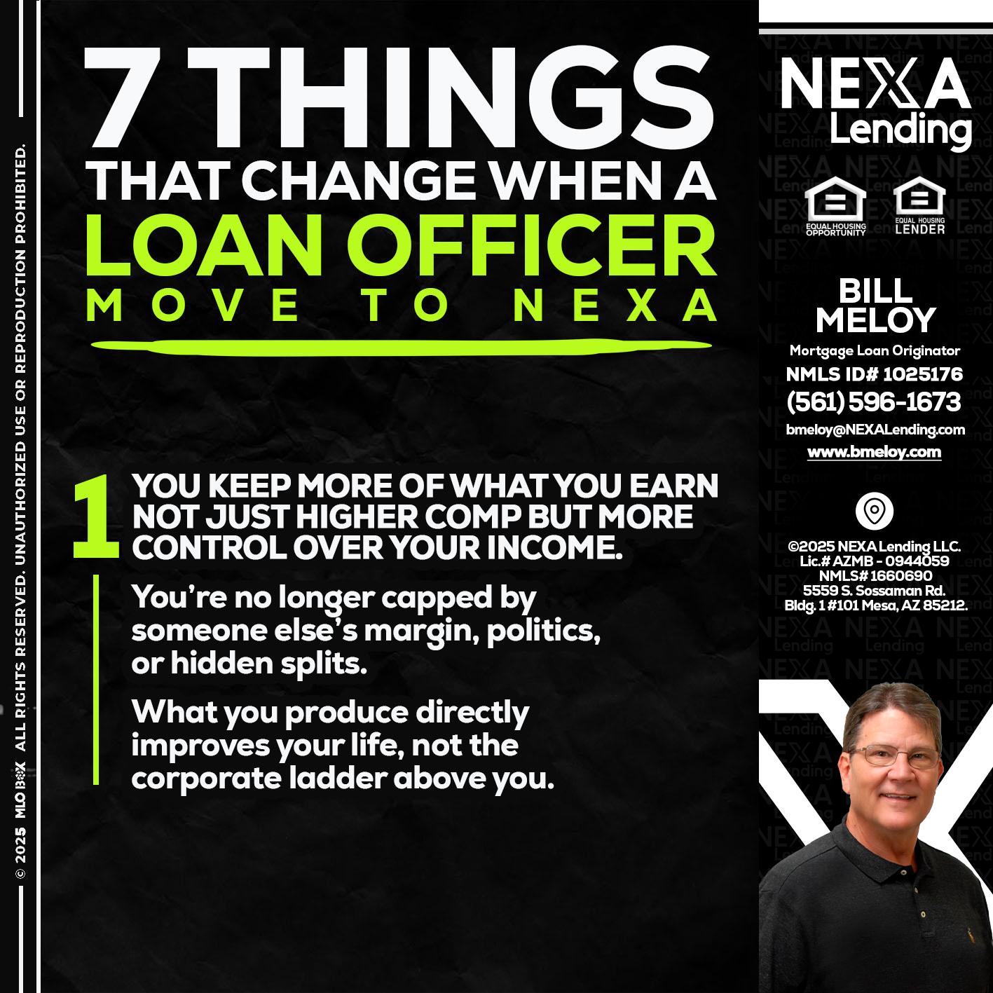 7 THINGS (1) - Bill Meloy -Mortgage Loan Consultant
