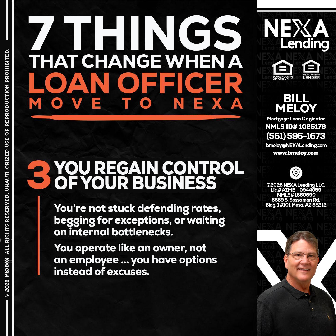 7 things (3) - Bill Meloy -Mortgage Loan Consultant