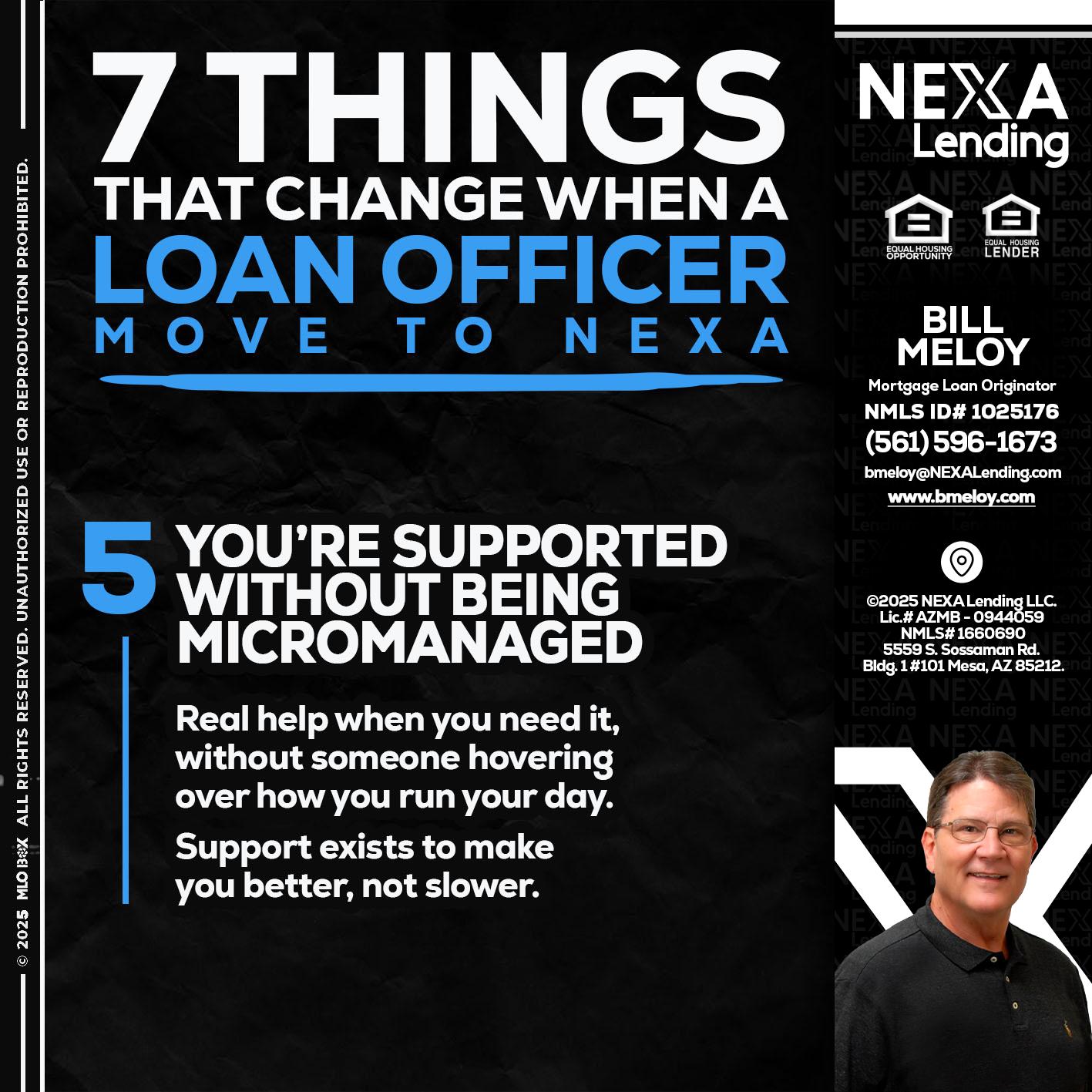 7 THINGS (5) - Bill Meloy -Mortgage Loan Consultant
