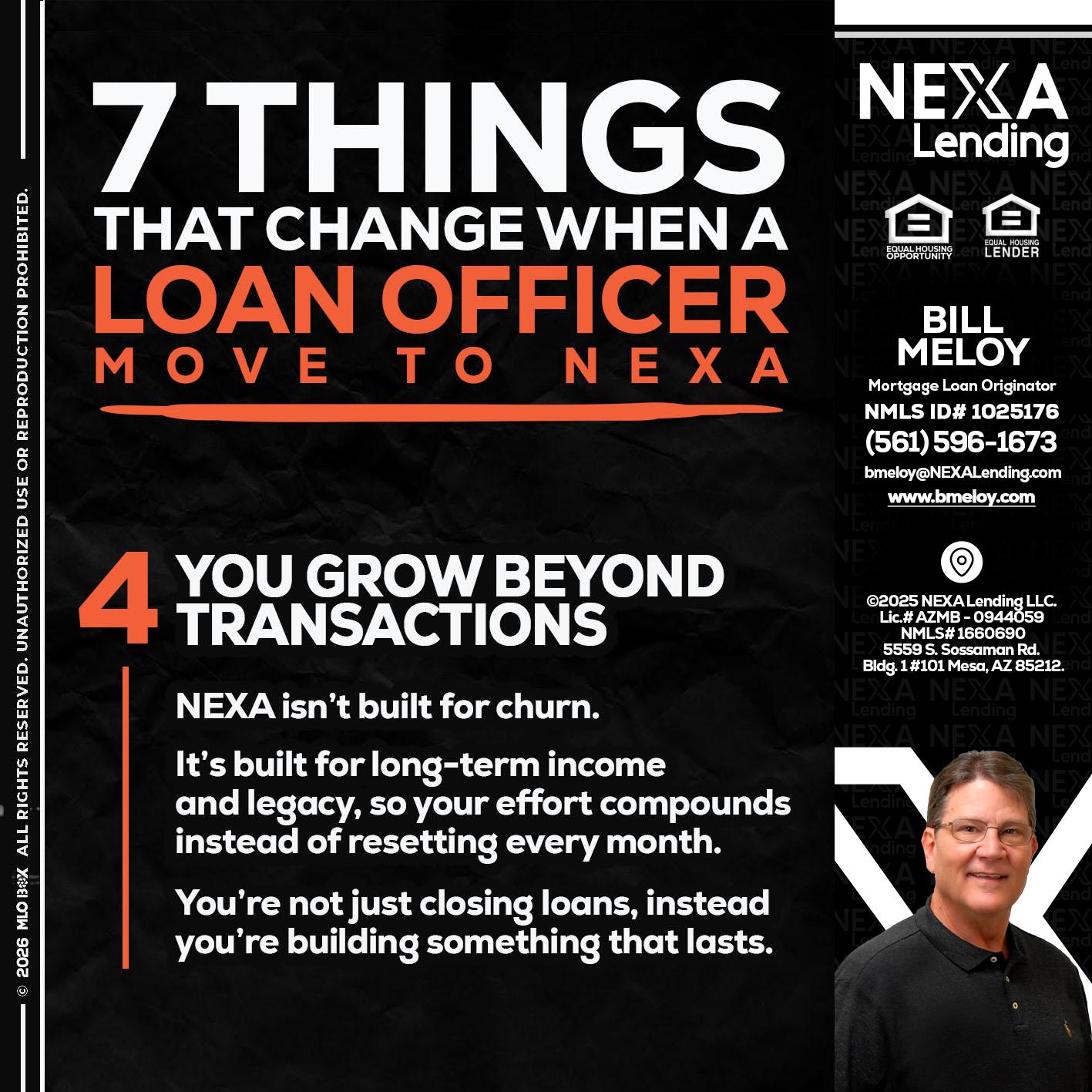 7 THINGS (4) - Bill Meloy -Mortgage Loan Consultant