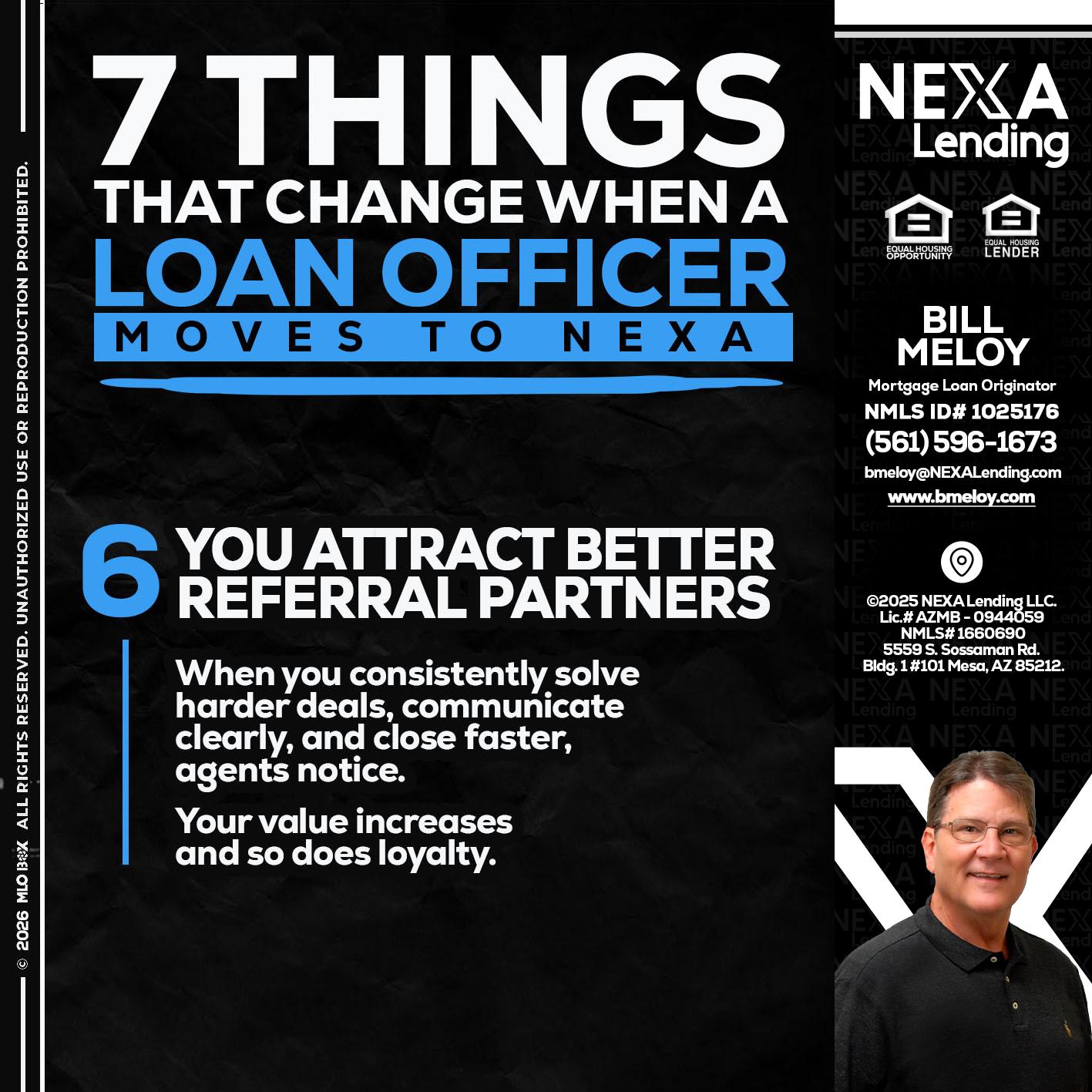 7 THINGS (6) - Bill Meloy -Mortgage Loan Consultant