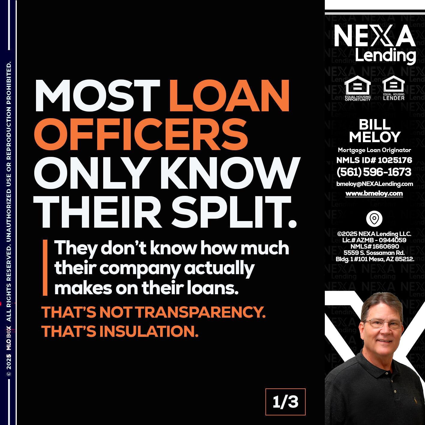 1 OF 3 - Bill Meloy -Mortgage Loan Consultant