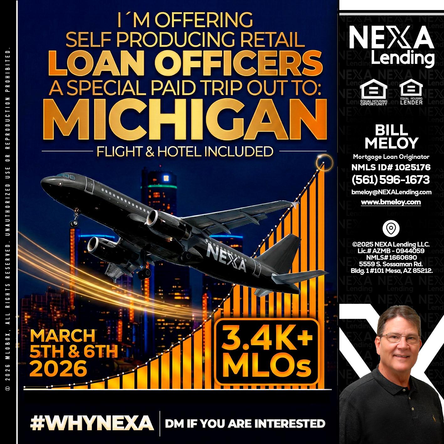 MICHIGAN - Bill Meloy -Mortgage Loan Consultant