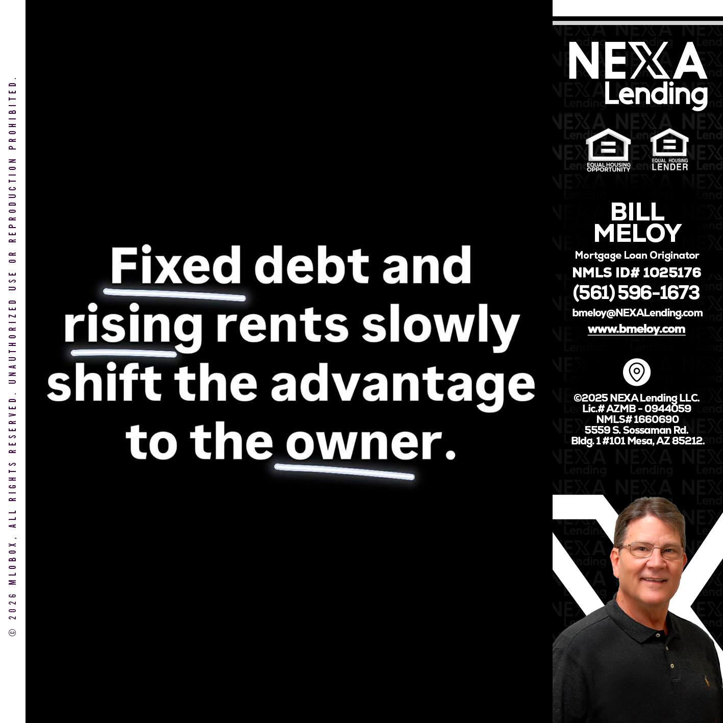 FIXED DEBT - Bill Meloy -Mortgage Loan Consultant