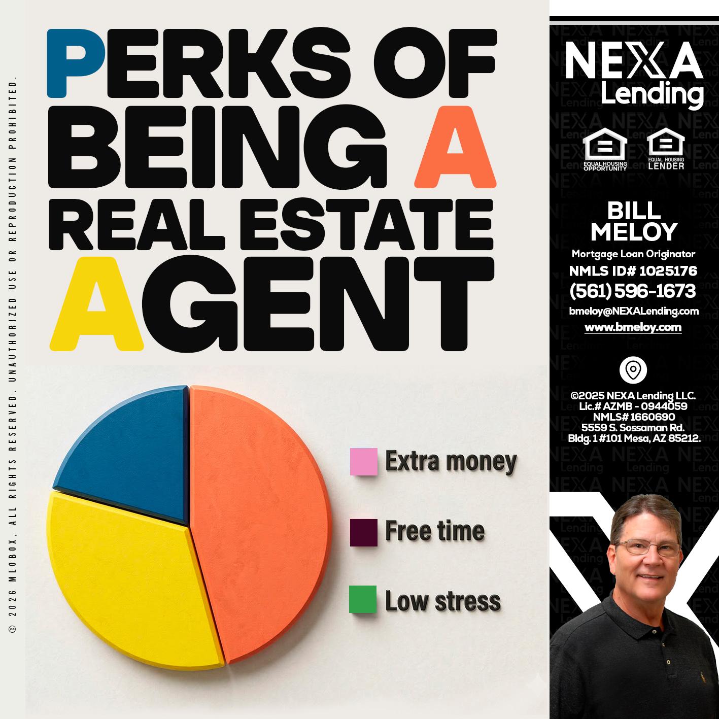 PERKS OF BEING - Bill Meloy -Mortgage Loan Consultant