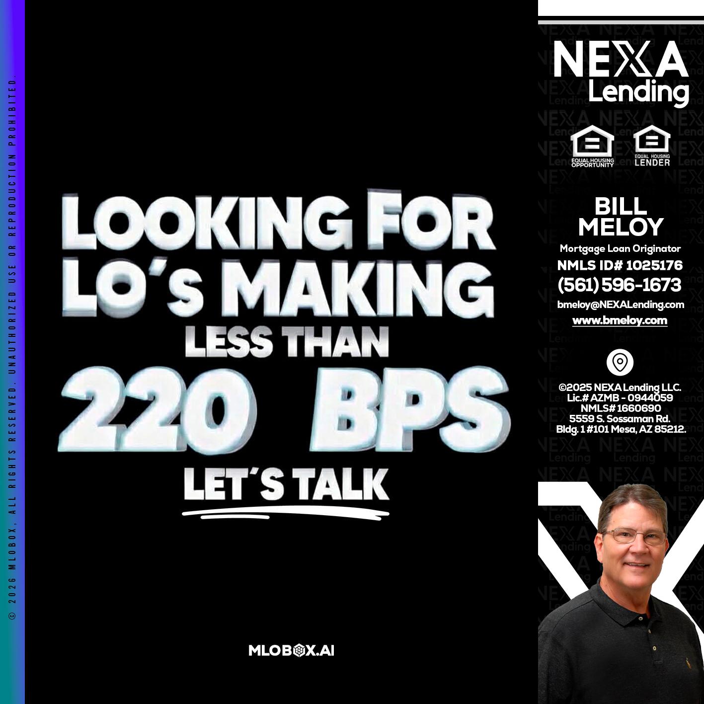 LOOKING FOR - Bill Meloy -Mortgage Loan Consultant