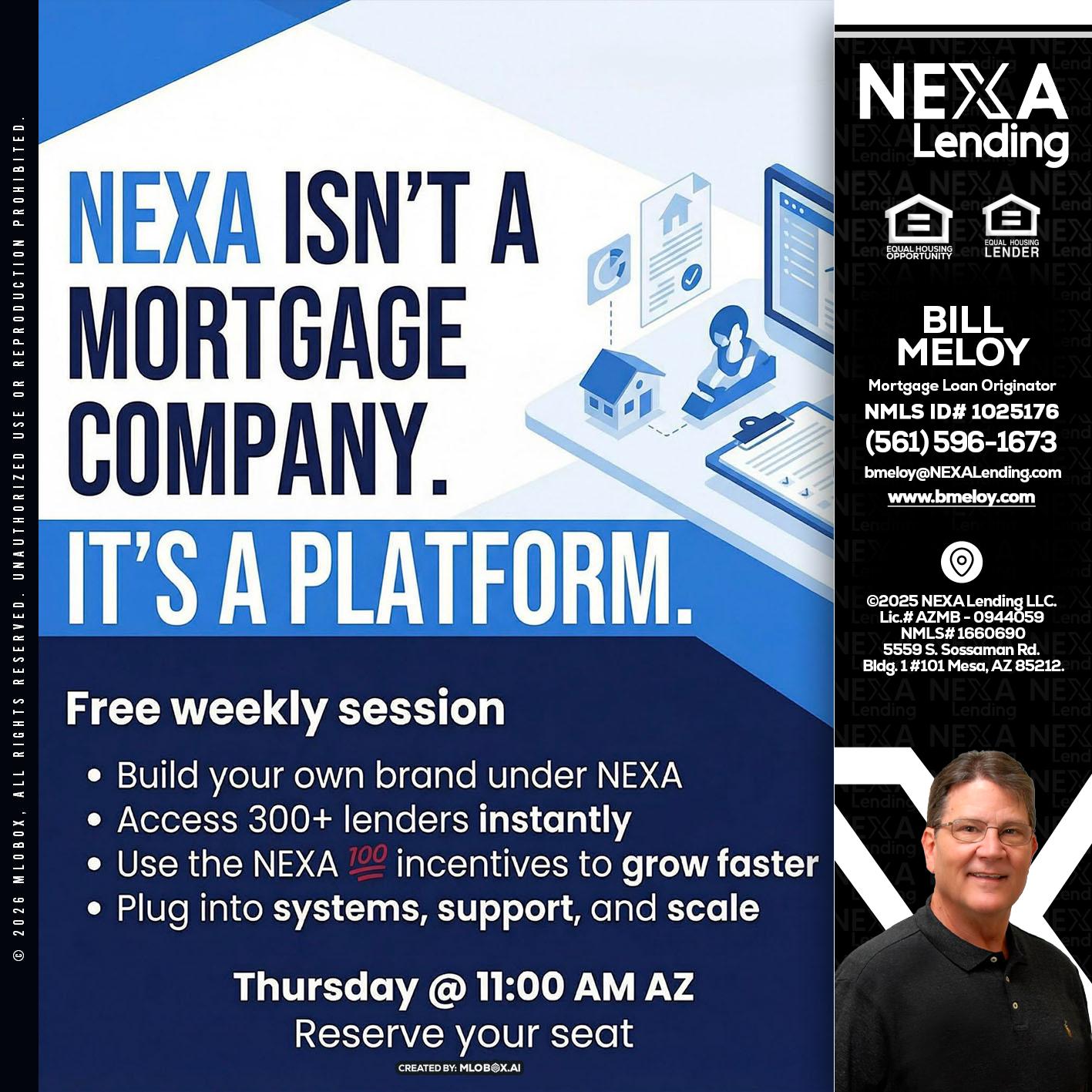 NEXA ISNT - Bill Meloy -Mortgage Loan Consultant