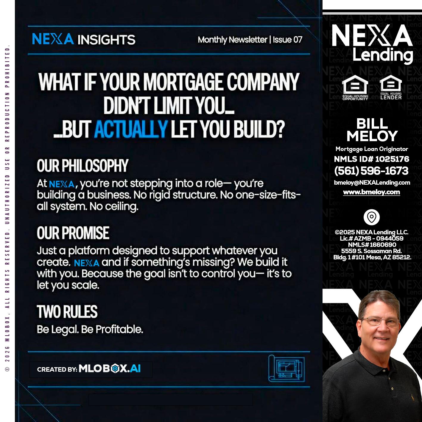 NEXA INSIGHTS - Bill Meloy -Mortgage Loan Consultant