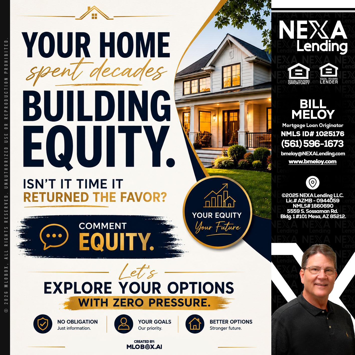 building equity - Bill Meloy -Mortgage Loan Consultant