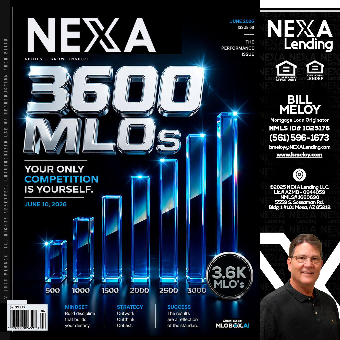 3600 MLOs - Bill Meloy -Mortgage Loan Consultant