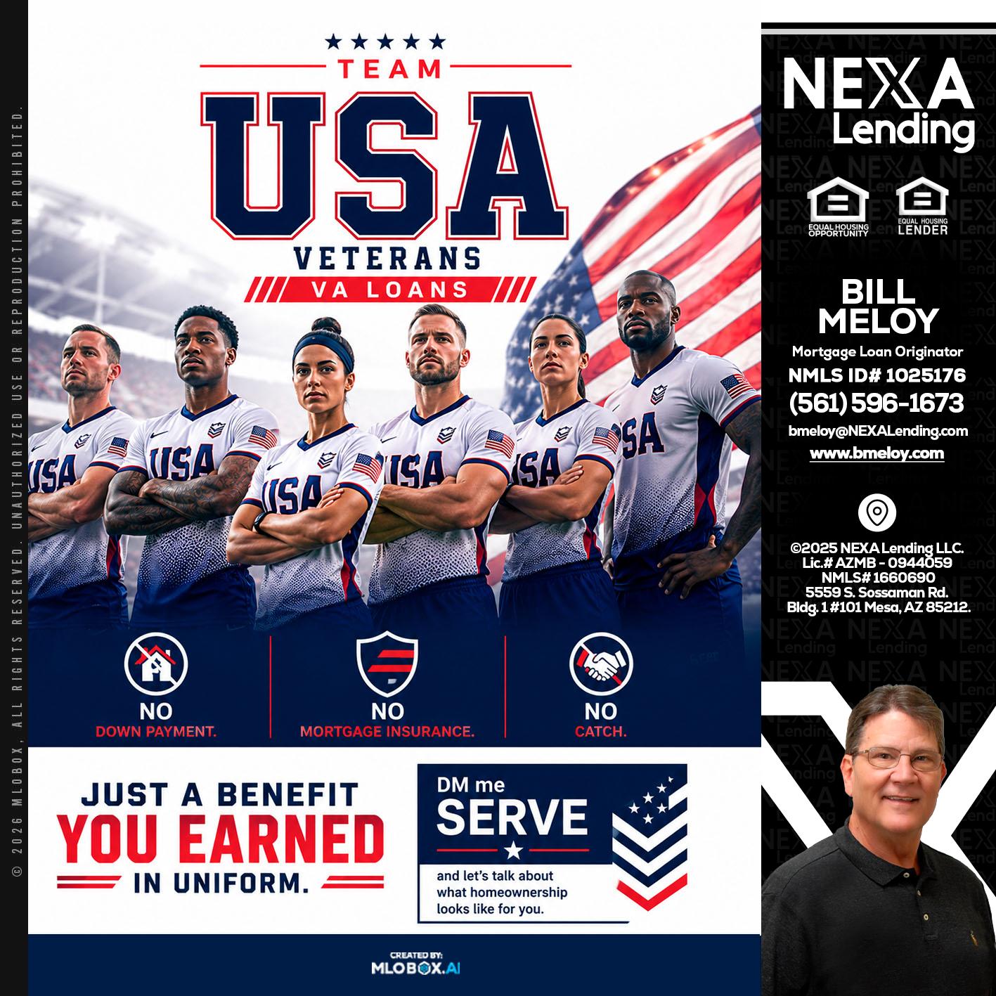USA TEAM - Bill Meloy -Mortgage Loan Consultant