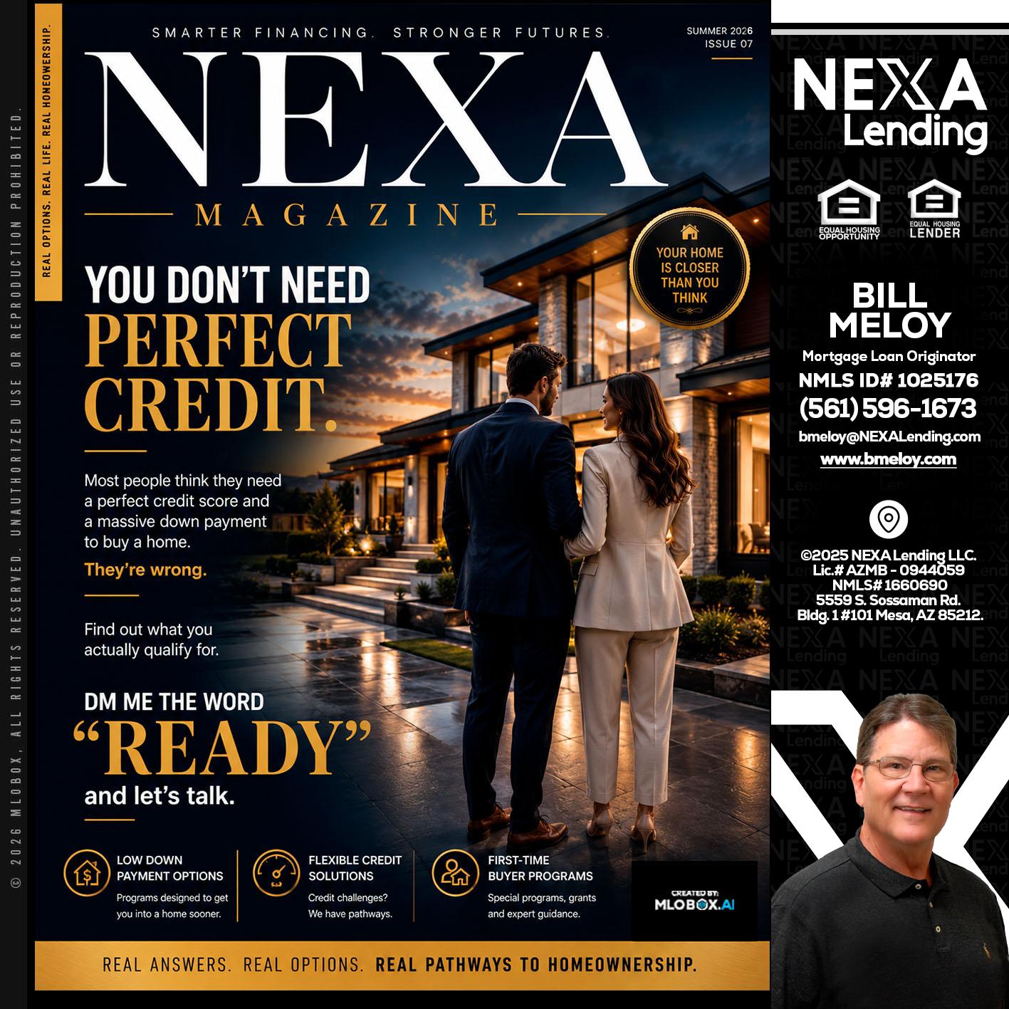 NEXA MAGAZINE - Bill Meloy -Mortgage Loan Consultant