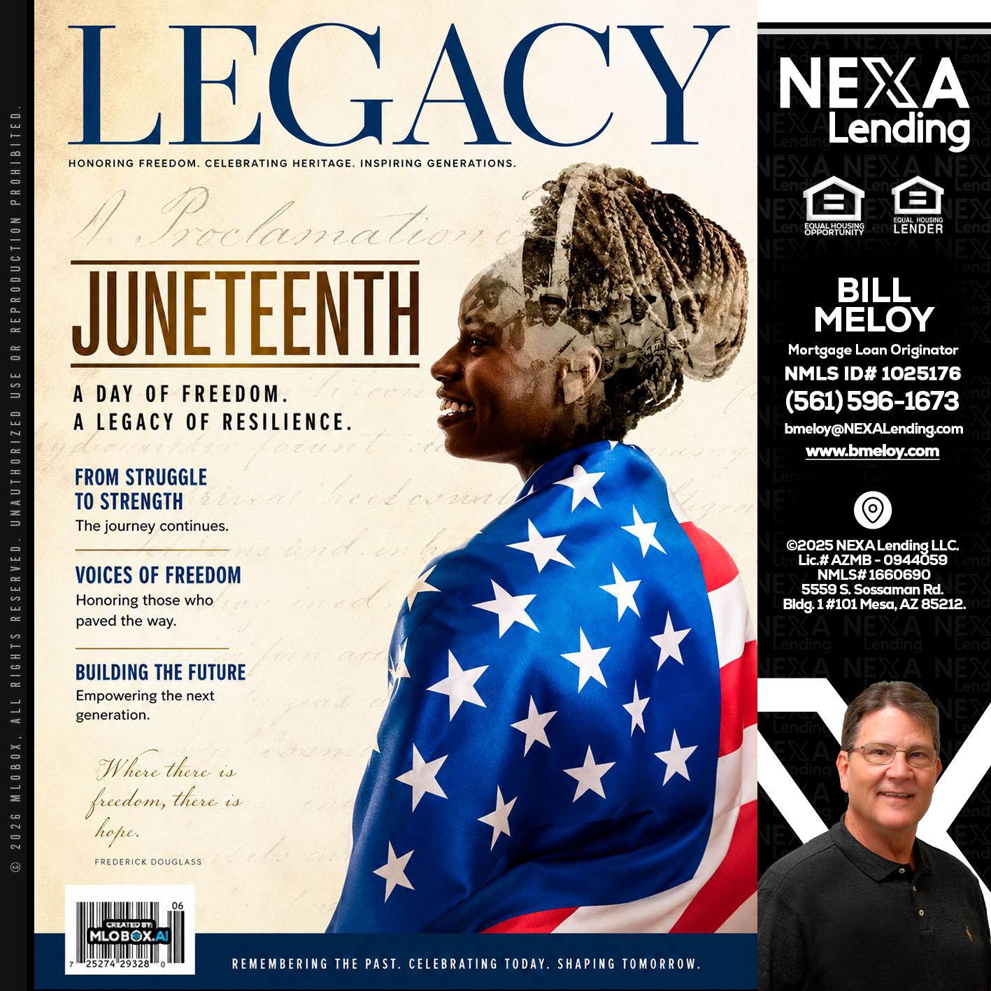 LEGACY - Bill Meloy -Mortgage Loan Consultant