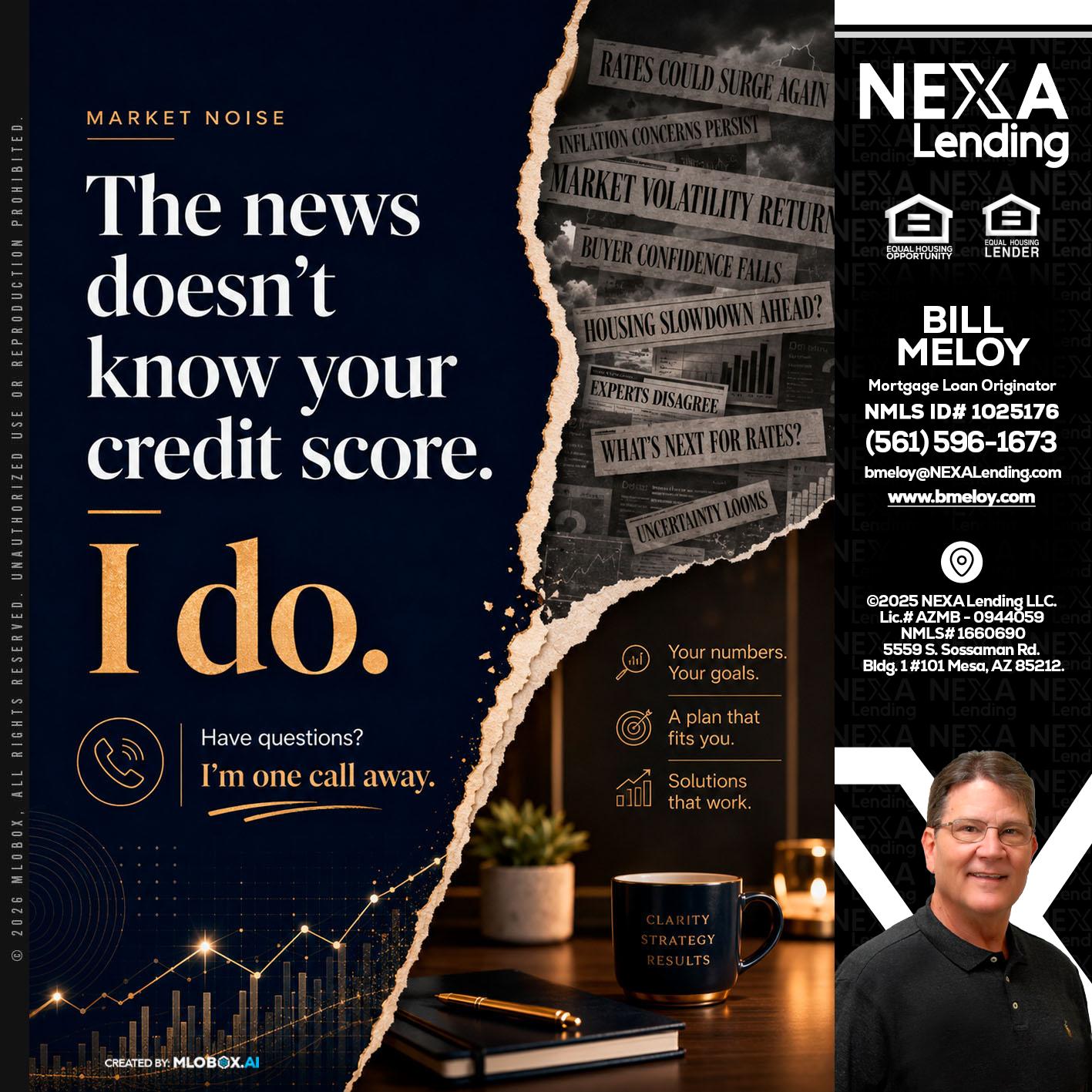 MARKET NOISE - Bill Meloy -Mortgage Loan Consultant