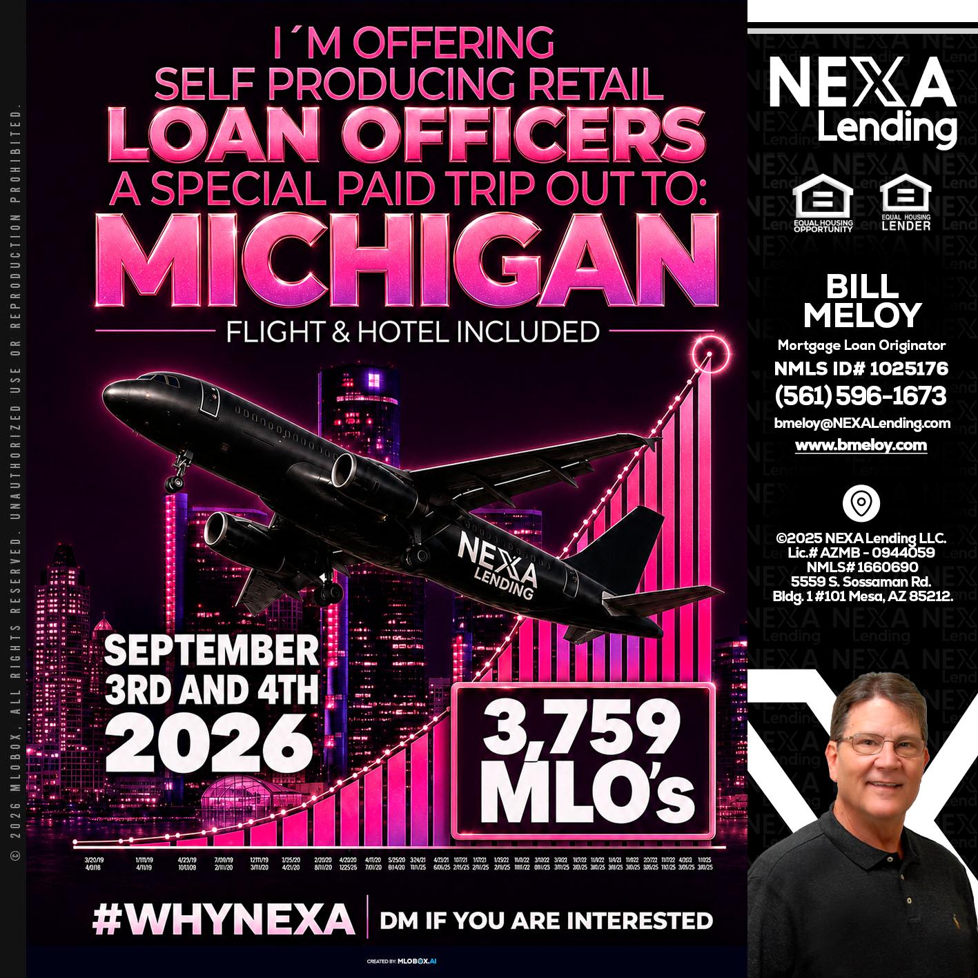 MICHIGAN TRIP - Bill Meloy -Mortgage Loan Consultant