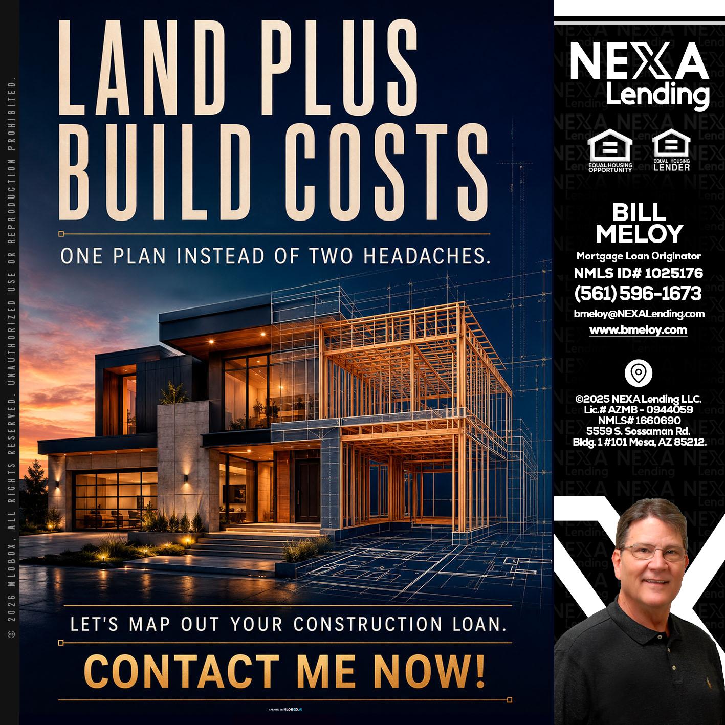 LAND PLUS - Bill Meloy -Mortgage Loan Consultant