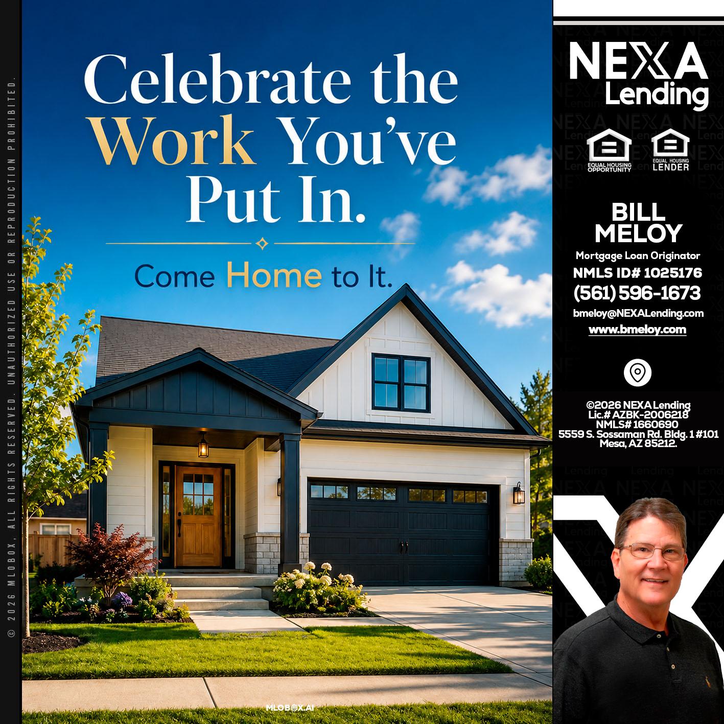 celebrate Labor Day - Bill Meloy -Mortgage Loan Consultant